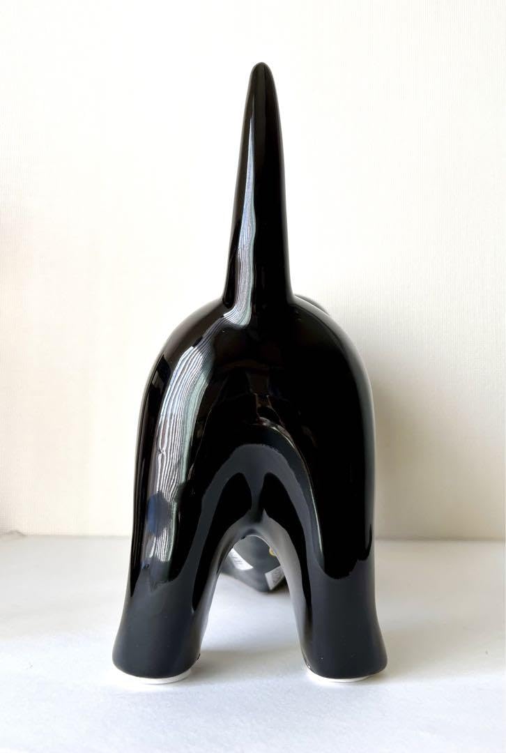 Amazon.co.jp: 置物 黒い犬のオブジェ ドッグ モダン インテリア 玄関